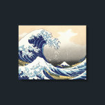 Impressão Em Tela Excelente Wave Kanagawa - Pintura Japonesa<br><div class="desc">Onda de Corte Japonês — Onda Monte Fuji por Hokusa Uma grande onda está no oceano — e você vê o Monte Fuji no fundo distante — as ondulações ao redor do excelente Monte Fuji. A onda gigante é tão intensa que você pode quase perder os barqueiros no primeiro plano....</div>