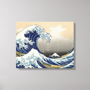Impressão Em Tela Excelente Wave Kanagawa - Pintura Japonesa