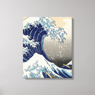 Impressão Em Tela Excelente Wave Kanagawa - Pintura Japonesa