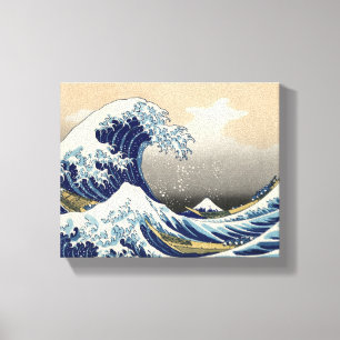 Impressão Em Tela Excelente Wave Kanagawa - Pintura Japonesa