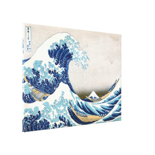 Impressão Em Tela Excelente Wave Off Kanagawa Vintage Fine Japonês