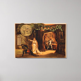 Impressão Em Tela Excelsior Theatray Poster nº 1