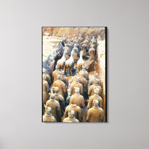 Impressão Em Tela Exército Terracotta, Dinastia Qin, 210 a.C.