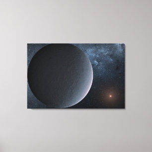 Impressão Em Tela Exoplanetário Selvagem-2016-Blg-1195lb Orbita Uma