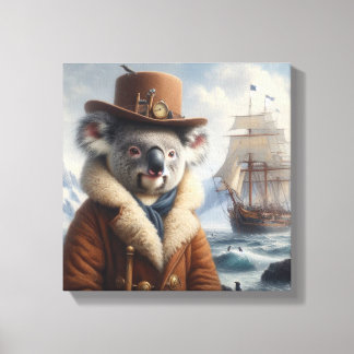 Impressão Em Tela Explorador Ártico Koala