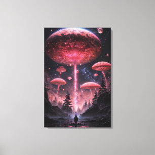 Impressão Em Tela "Explorador Celestial: Viagem além do desconhecido