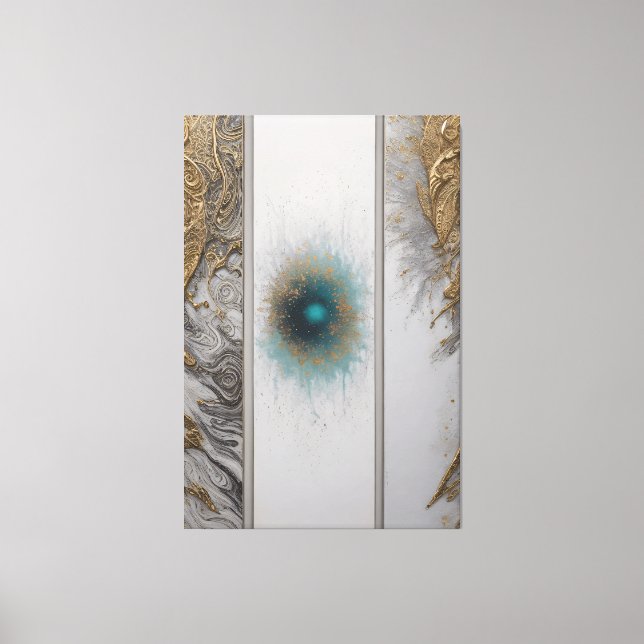 Impressão Em Tela Exploring Abstracts (Frente)