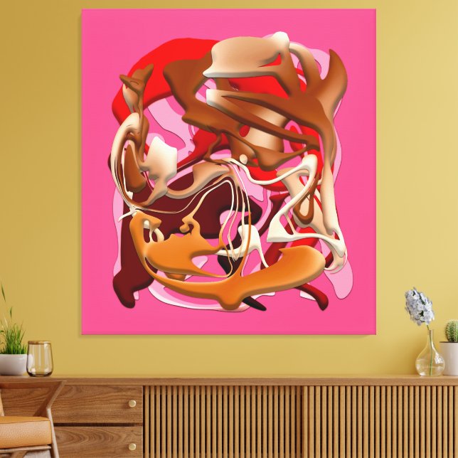 Impressão Em Tela Explosion of Frozen Flavors (Insitu(Sala de estar))