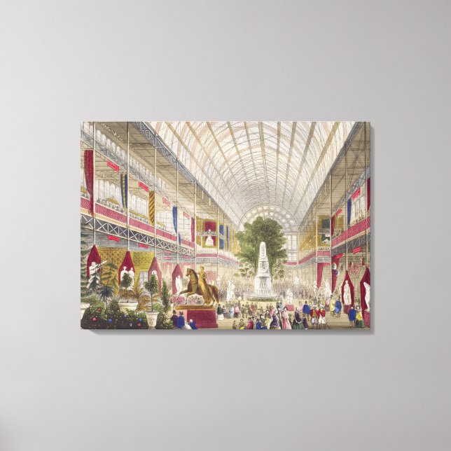 Impressão Em Tela Exposição de excelentes, 1851: South Transept, de  (Frente)