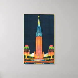 Impressão Em Tela Exposição Torre, O Império ao Sol