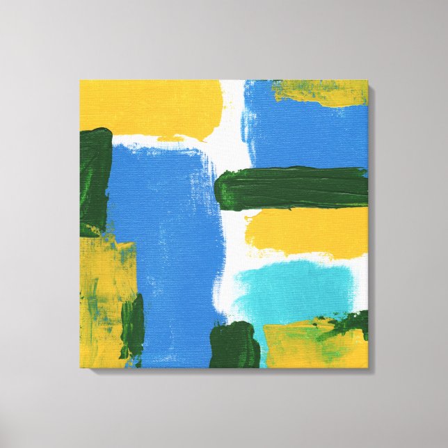 Impressão Em Tela Expressão abstrato nº 3 por Michael Moffa (Frente)