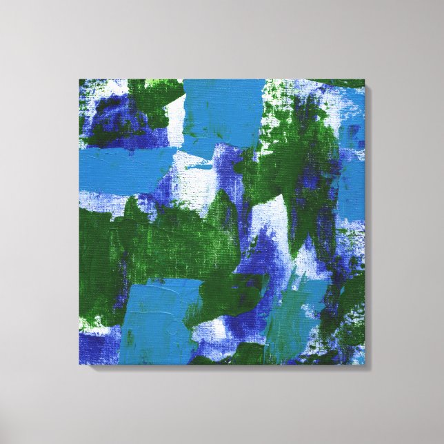 Impressão Em Tela Expressão abstrato nº 4 por Michael Moffa (Frente)