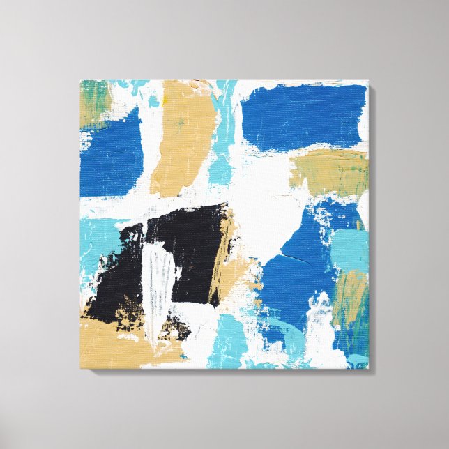 Impressão Em Tela Expressão abstrato nº 6 por Michael Moffa (Frente)