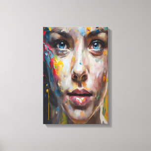 Impressão Em Tela Expressão vívida - Arte Abstrato