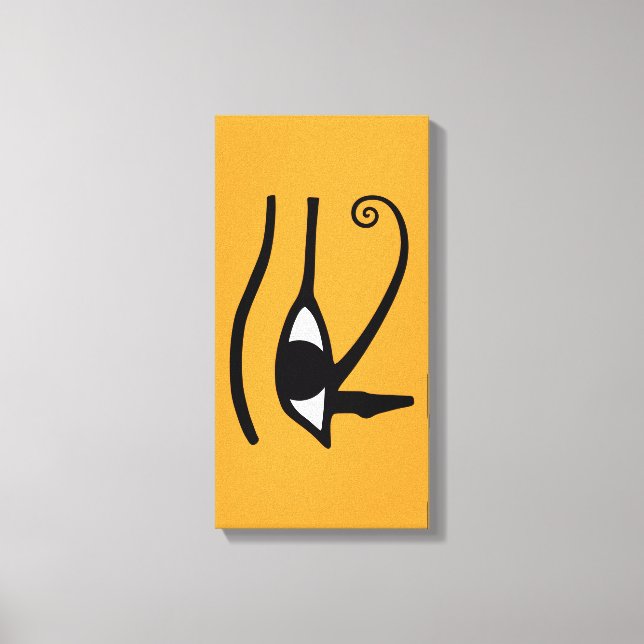 Impressão Em Tela Eye of Horus – Anch – Lebensschlüssel –Hieroglyphs (Frente)