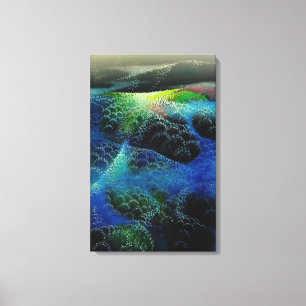 Impressão Em Tela Eyvind Earle - Campos De Nevoeiro