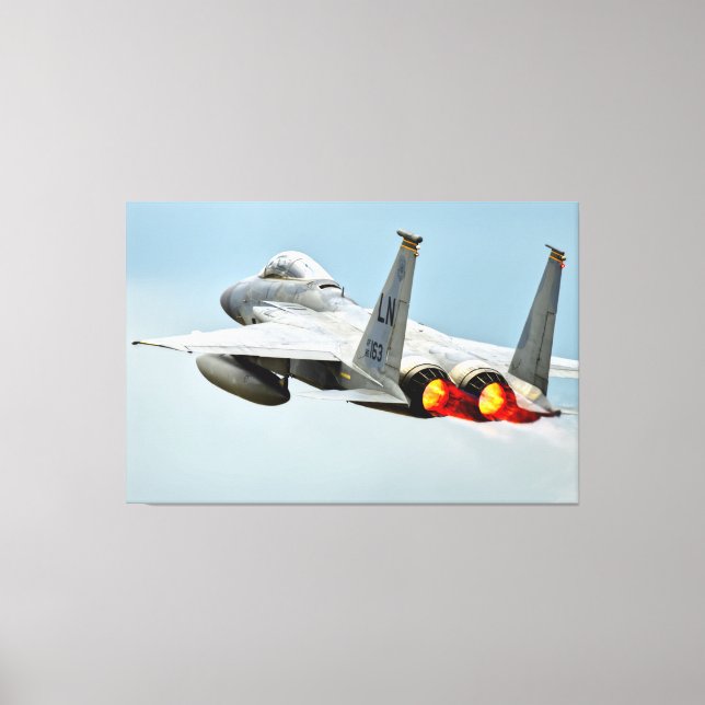 Impressão Em Tela F-15C EAGLE 40x60 (Frente)