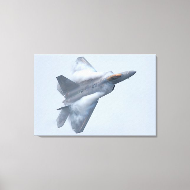 Impressão Em Tela F-22A RAPTOR 24x36 (Frente)