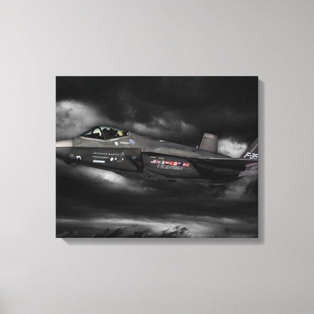 Impressão Em Tela F-35 Relâmpago II (Frente)