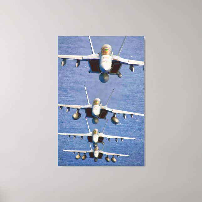 Impressão Em Tela F/A-18F SUPER HORNET 32x48 (Frente)