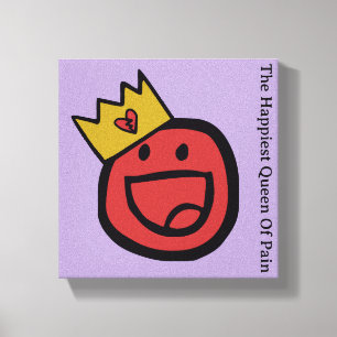 Impressão Em Tela F.I.O. “The Happiest Queen Of Pain” 