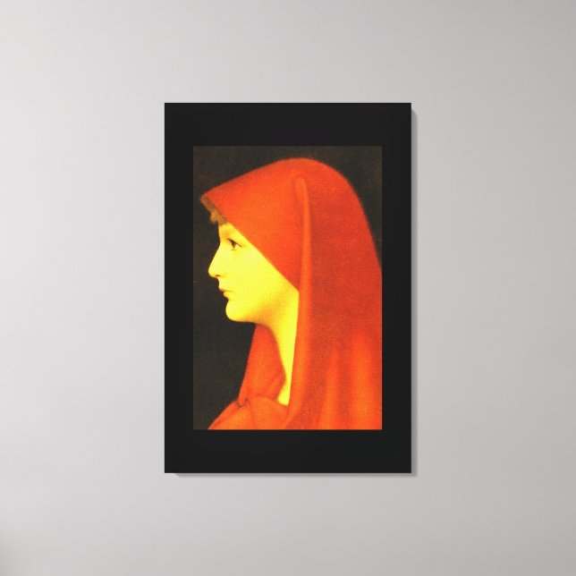 Impressão Em Tela Fabiola", Jean Jacques Henner_Portraits (Frente)