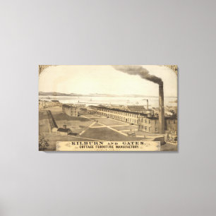 Impressão Em Tela Fabrico de mobiliário de Kilburn e Gates Cottage