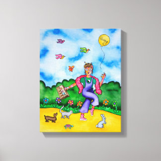 Impressão Em Tela Faça tempo para momentos alegres de Rita Loyd