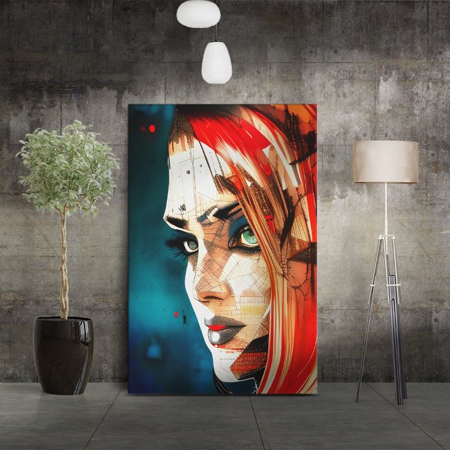 Impressão Em Tela Faces - 003 (Criador carregado)