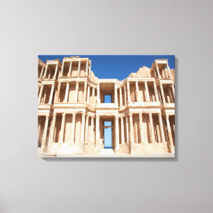 Impressão Em Tela Fachada e palco do anfiteatro romano