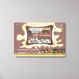 Impressão Em Tela Fact Checkers | Absurd Wordplay Humor 24x16