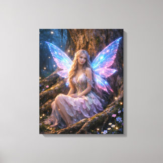 Impressão Em Tela Fada da Fantasia Brilhante