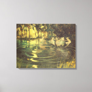 Impressão Em Tela Fadas dão voltas por Arthur Black, Dança das Fadas