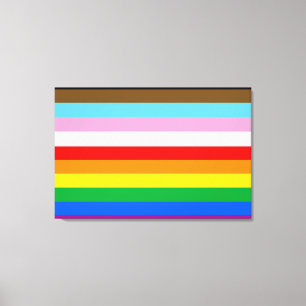 Impressão Em Tela Faixa de Sinalizador de Progresso LGBTQ+