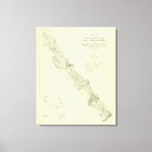 Impressão Em Tela Falha de San Andreas perto do forte Ross