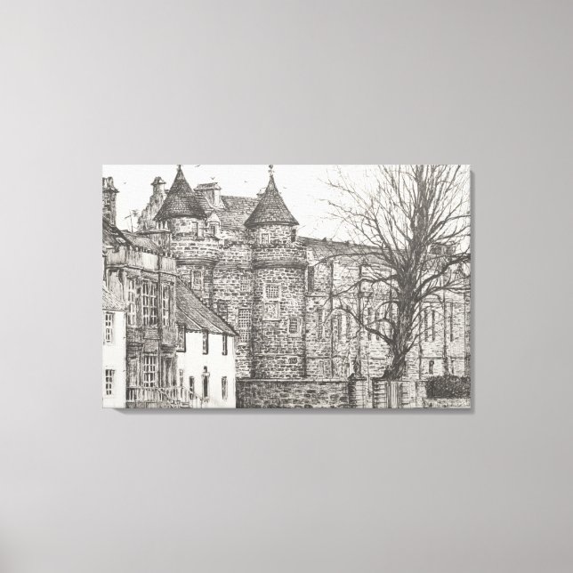 Impressão Em Tela Falkland Palace Scotland. 2007 (Frente)