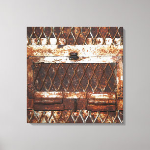 Impressão Em Tela Falln Rusted Window
