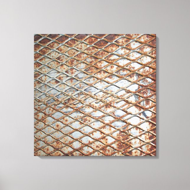 Impressão Em Tela Falln Rusty Grate (Frente)