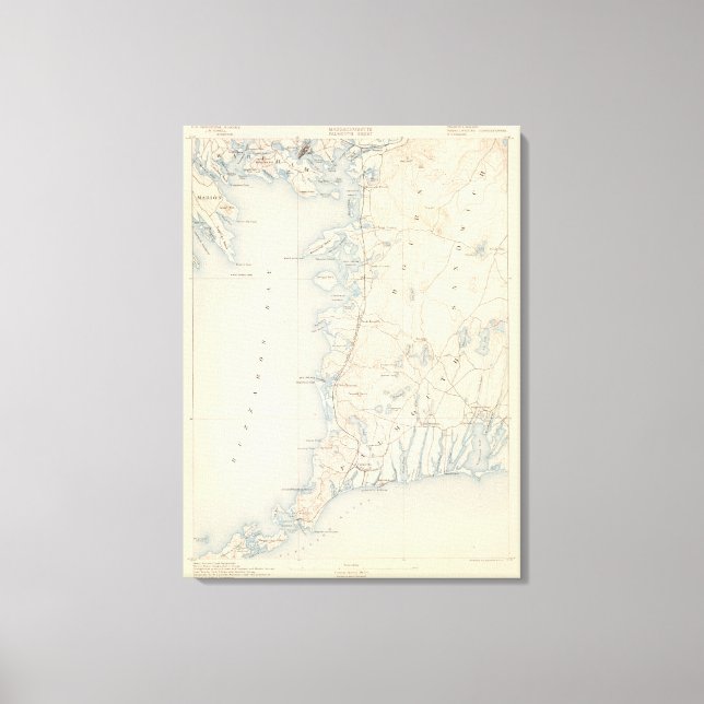 Impressão Em Tela Falmouth, Massachusetts (Frente)