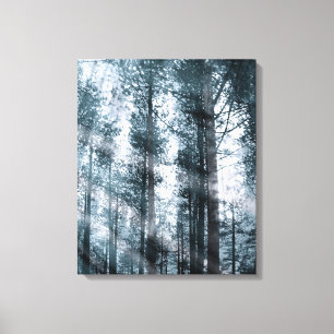 Impressão Em Tela Falo com as árvores...