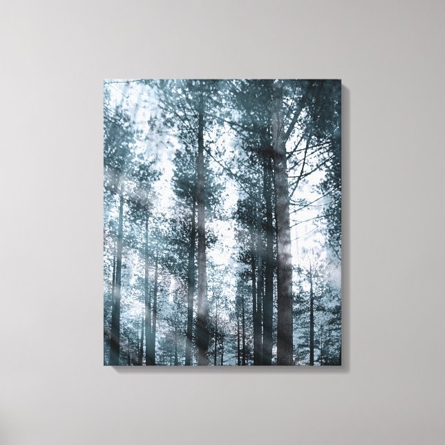 Impressão Em Tela Falo com as árvores... (Frente)