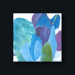 Impressão Em Tela Falsa Indigo I<br><div class="desc">Floral</div>