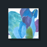 Impressão Em Tela Falsa Indigo I<br><div class="desc">Floral</div>