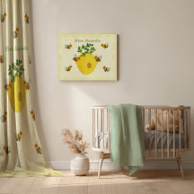 Impressão em Tela Falsa – Little Bee Art