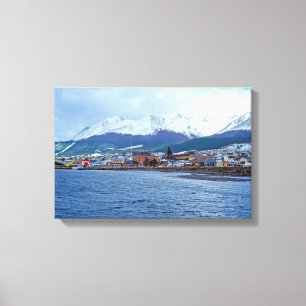 Impressão Em Tela Famoso Ushuaia - Terra do Fogo, Argentina