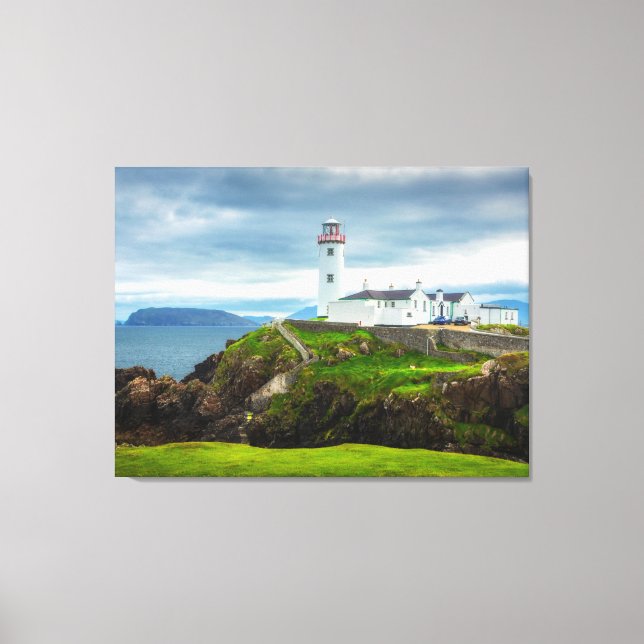 Impressão Em Tela Fanad Head Lighthouse Donegal Ireland Art Print (Frente)