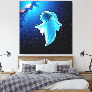 Impressão Em Tela Fantasma Cósmico no Design de Espaço
