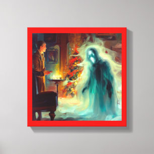 Impressão Em Tela Fantasma do Natal Futuro de A Christmas Carol