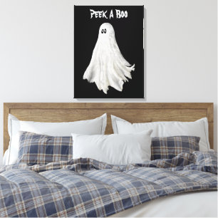 Impressão Em Tela Fantasma Engraçado Do Passado De Halloween