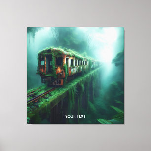 Impressão Em Tela Fantasy - Comboio Velho e Bonito